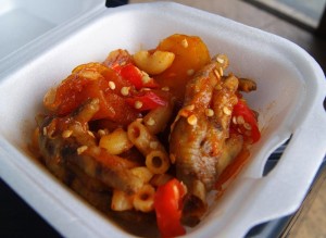 seblak ceker pedas