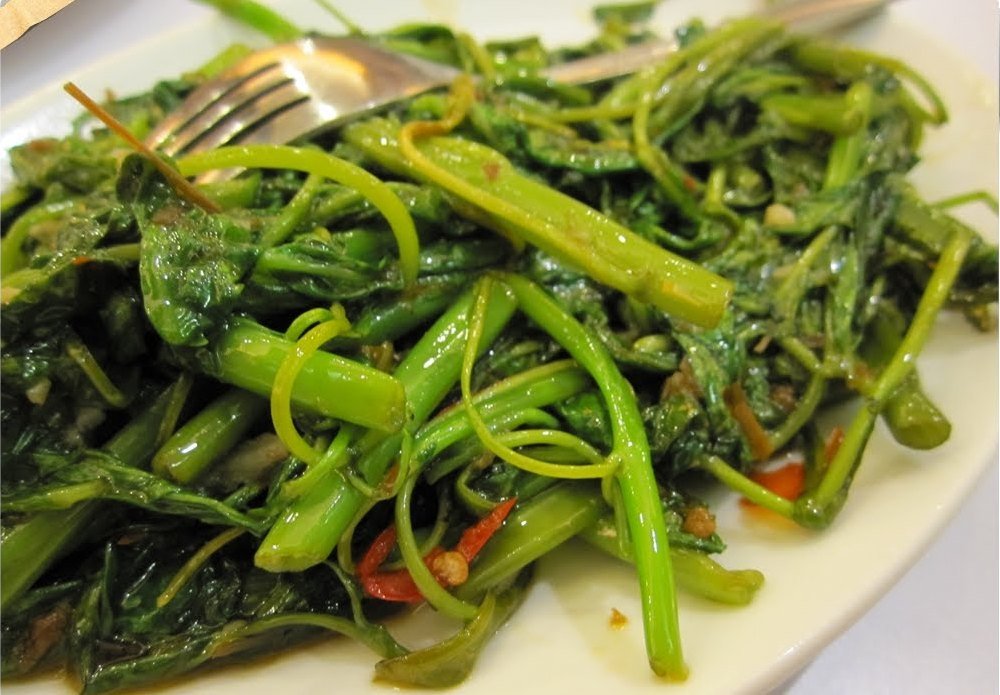 kangkung cabai hijau