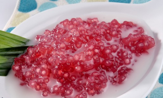 resep bubur mutiara sagu