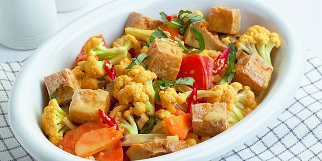 resep tahu sayuran saus tiram