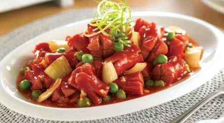 resep sosis tahu asam manisa