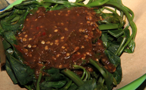 rujak kangkung gurih