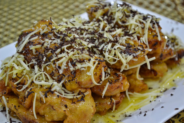 pisang keju coklat